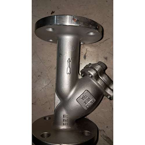 شیر یکطرفه سوپایی استیل فلنجدار 